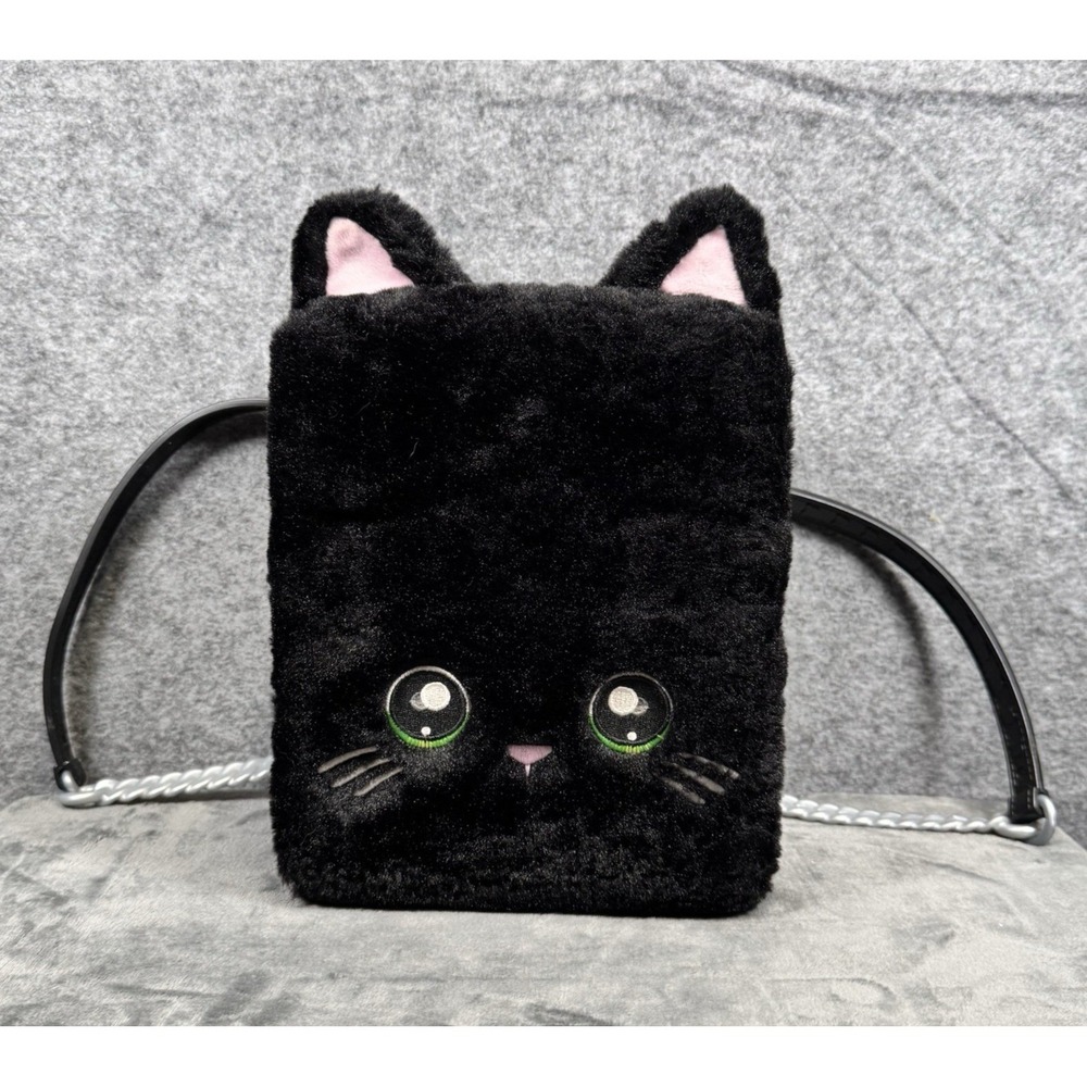 Na Na Na Surprise Tuesday Meow Black Cat 3-in-1 Backpack Bedroom Playset Fuzzy